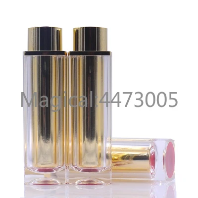 

10/20/50pcs 12.1mm New Manual Plug Type Lipstick Tube DIY Homemade Lip balm pipe shell high-grade Gold Lip Rouge Container Cheap