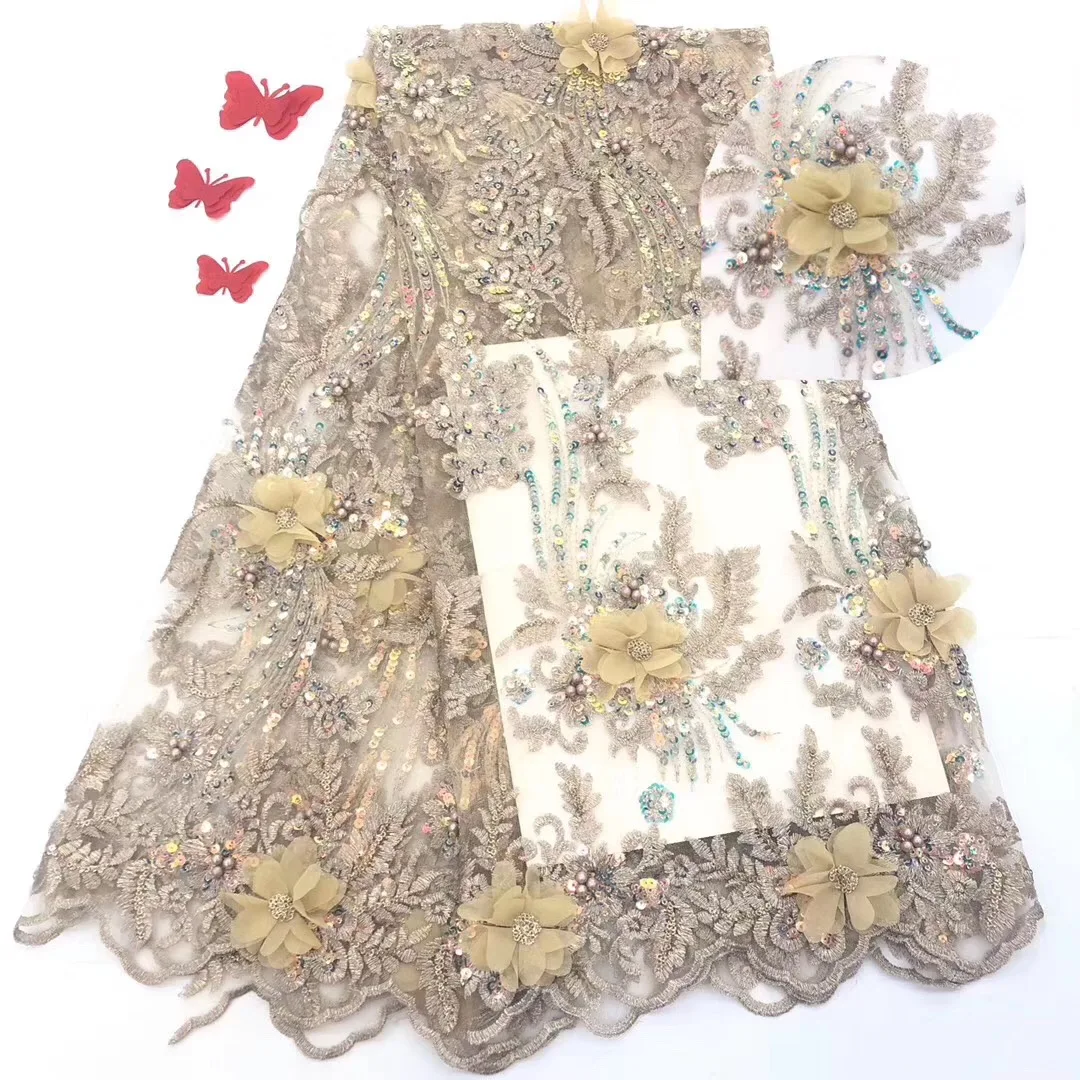 Новое поступление 100% хлопок нигерийская африканская сухая кружевная ткань с