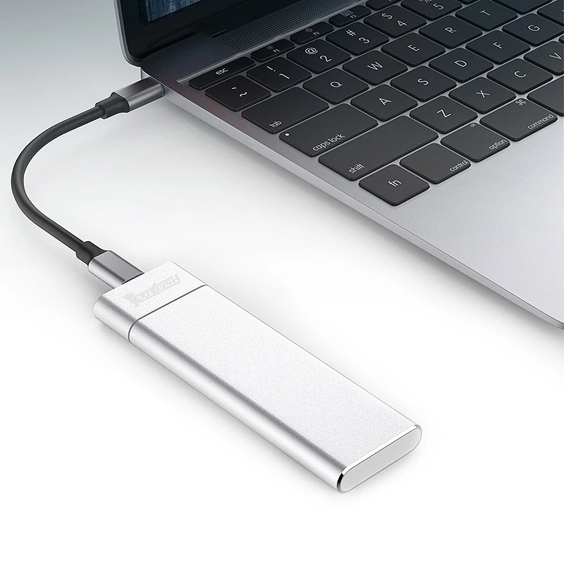 Портативный мини твердотельный накопитель COOLFISH M.2 NVME SSD 512 ГБ до USB3.1 Gen2 Type