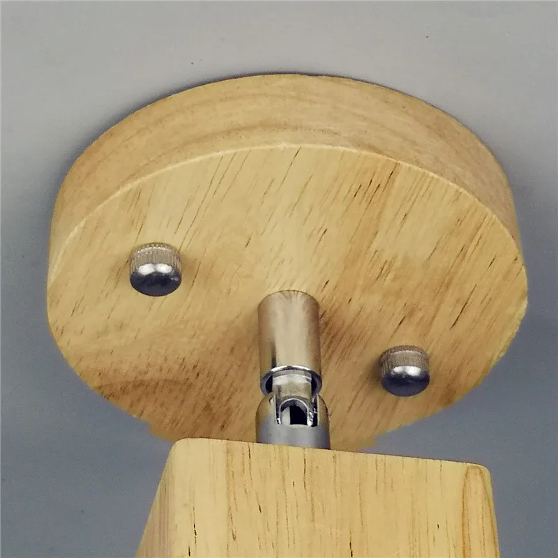 Luces de techo nórdicas de 3 cabezales para sala de estar, un solo cabezal ajustable de lámpara de techo, Art Retro, E27, accesorios de iluminación