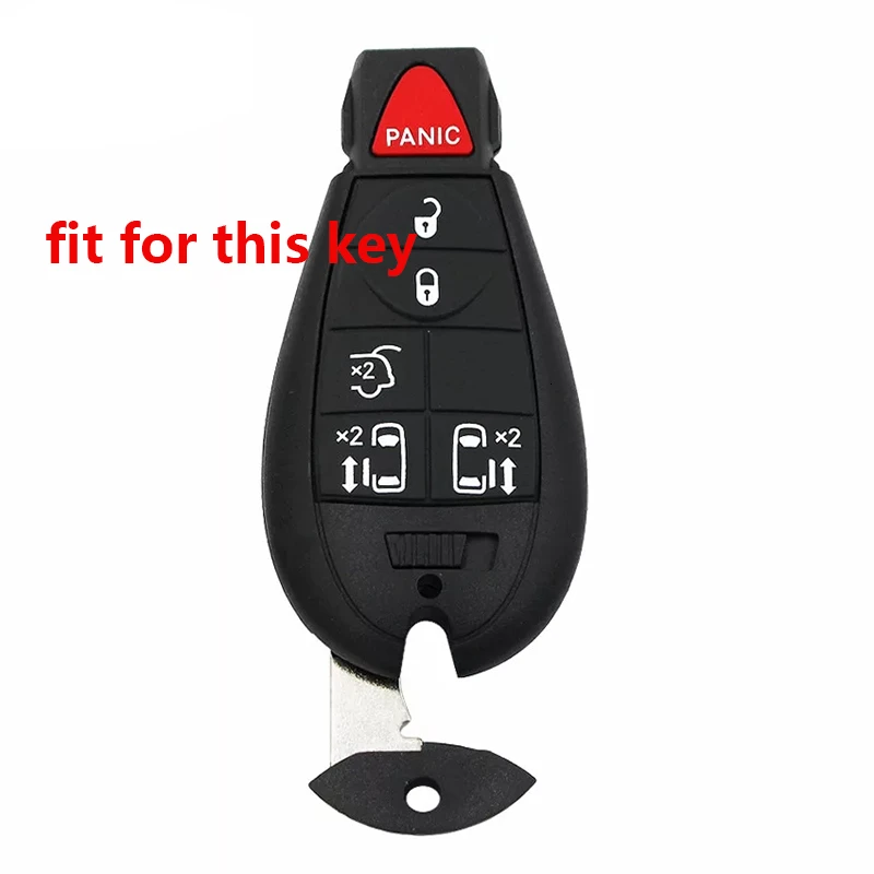 Чехол для автомобильного ключа защитный чехол брелок Jeep Commander Dodge Grand Caravan Chrysler City