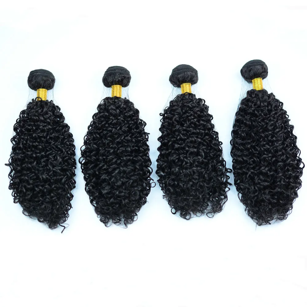 Small Jerry Curl Hair Weaves,afro Kinky Curl Wicks One Bundl