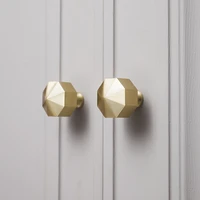 brand new 2pcs pure brass european furniture handles drawer pulls cupboard wardrobe kitchen shoe cabinet pulls handles knobs