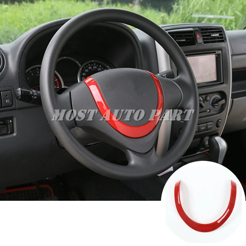 Хромированный чехол на руль из АБС пластика с блестками для Suzuki Jimny 2015 2017