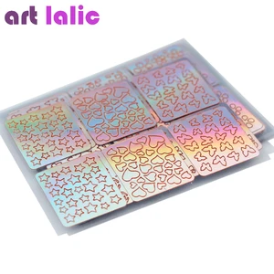 24 листанабор, переводные наклейки для дизайна ногтей