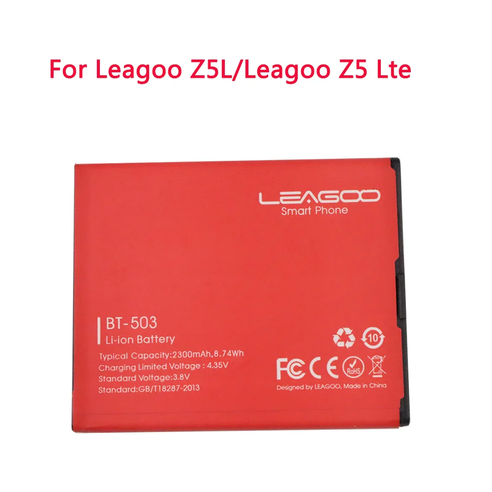 Запасная батарея Leagoo Z5 BT-503 большой емкости 2300mAh BT503 Li-Ion Запчасти для смартфона