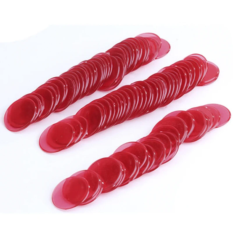 2x100pcs ct 3/4 дюйма Пластиковые чипсы для бинго детская игра | Спорт и развлечения