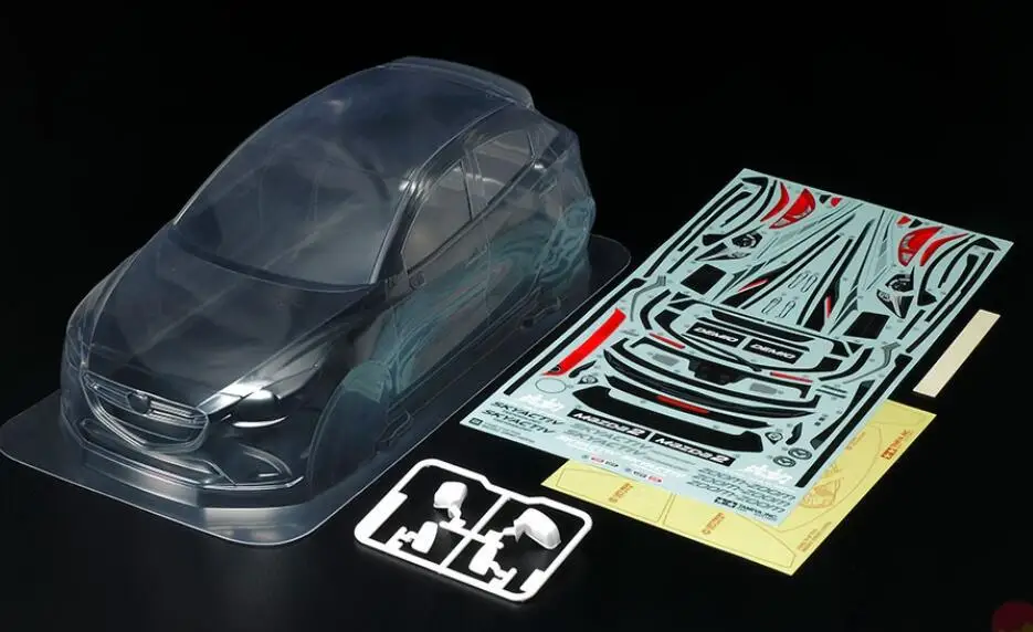 Mazda Body 003. 1/10 RC автомобиль прозрачное тело 190 мм NNissan S13 S15 GTR34 35 180SX RX8 RX7 дрейф местности - Цвет: Mazda Body 003.