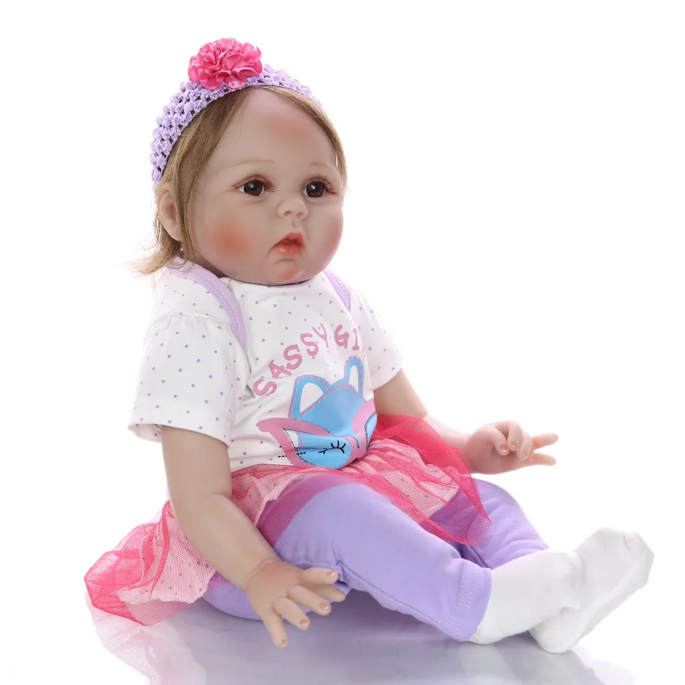 Bebes reborn realista виниловые Новорожденные принцессы Младенцы силиконовые куклы