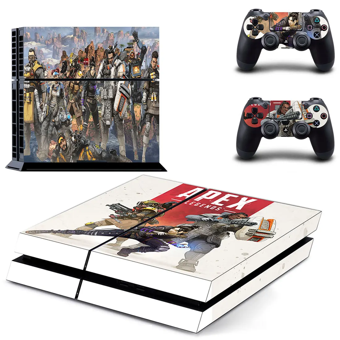 APEX Legends стиль наклейка кожи наклейка для PS4 Playstation 4 консоли пленка+ 2 шт. контроллеры Защитная крышка DPTM2466