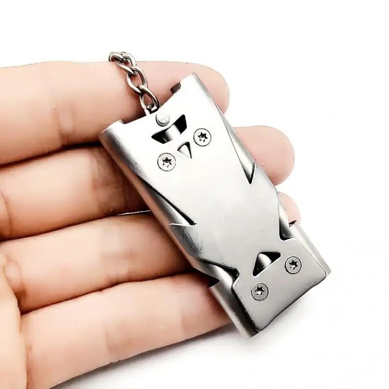

Portable Triple Pipe High Decibel Whistle Emergency SOS Whistle Keychain EDC Tool Outdoor Survival Cheerleading Whistle TSLM1