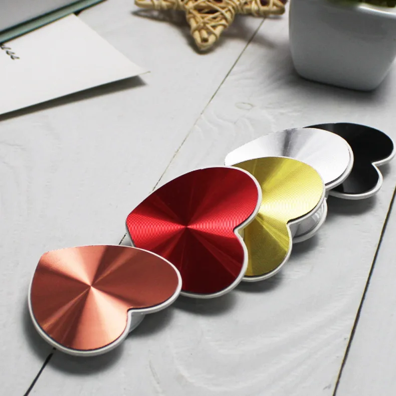 Симпатичная металлическая пластина в форме сердца автомобильный карманный