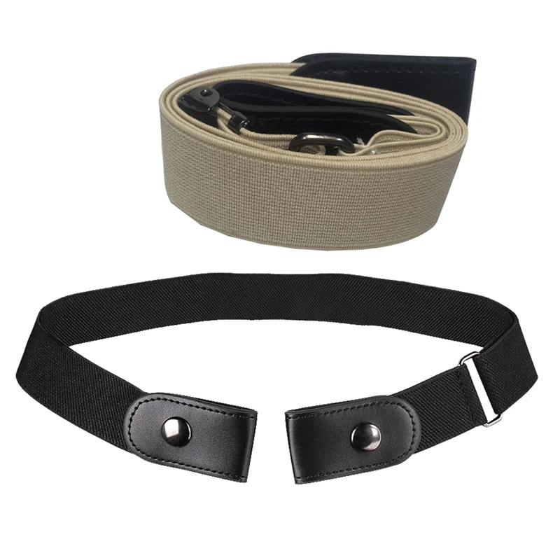 

Buckle Free Elastic Belt For Jean Pants Dresses No Buckle Stretch Waist Belts Fit Women Men Boys Girls Drop