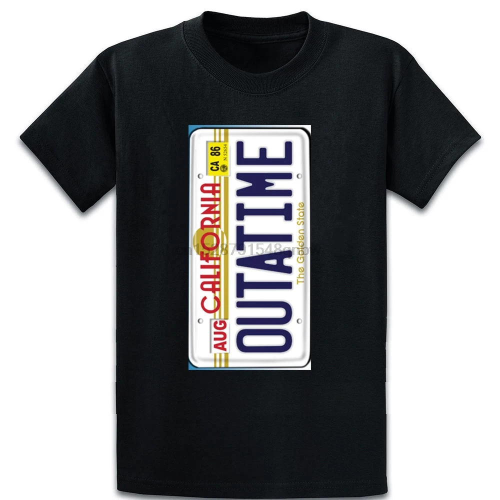 Назад в будущее Outatime Plate футболка Sunlight новый стиль короткий рукав Весна тренд Kawaii