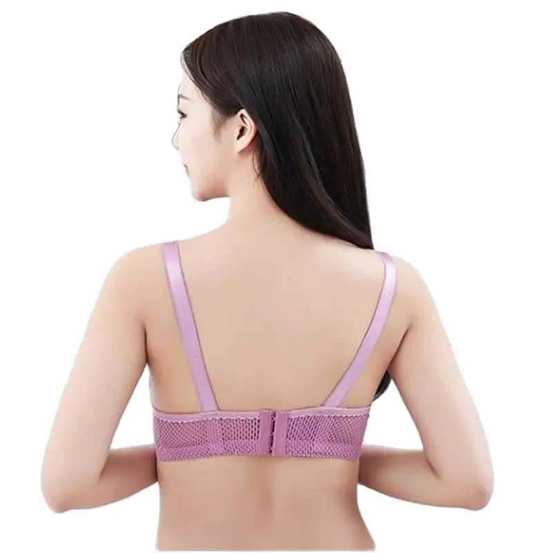 Бюстгальтер женский без косточек тонкий дышащий с вырезами большие размеры на