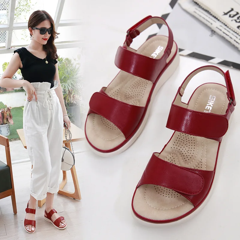 

Women Sandals Flats Shoes Female Summer Casual Women's Shoes Female Summer Woman Flat Shoes Women Fashion Plus Size