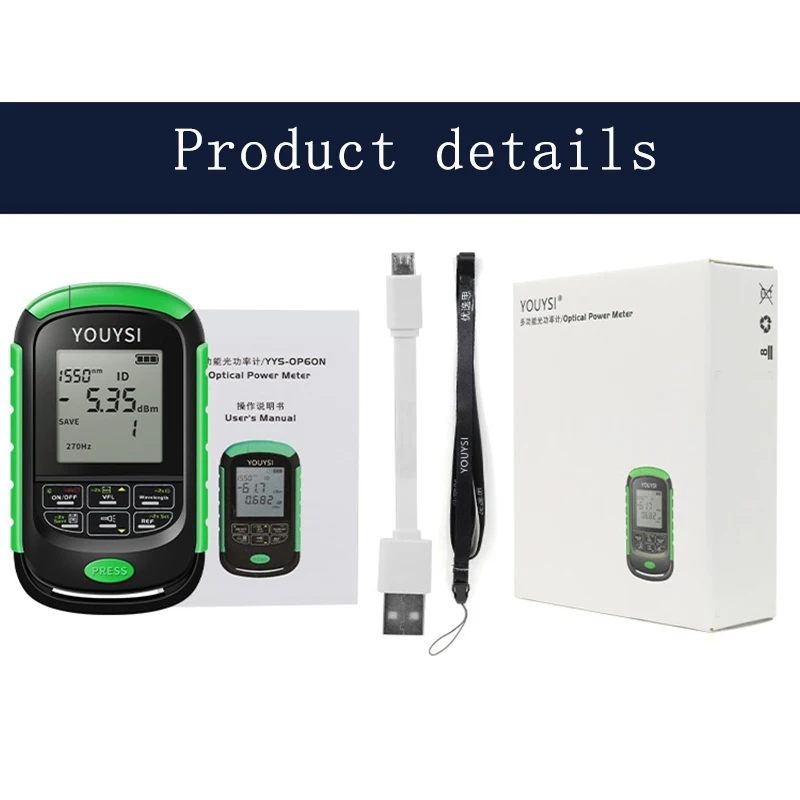 

New 4in1 Optical Power Meter Visual Fault Locator Network Cable Test OPM Optical Fiber Tester 5km 15km 30km 30MW VFL LED