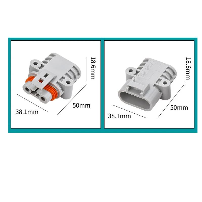Автомобильный разъем литиевого аккумулятора высокой мощности 24 В/12 В 1 штекер и