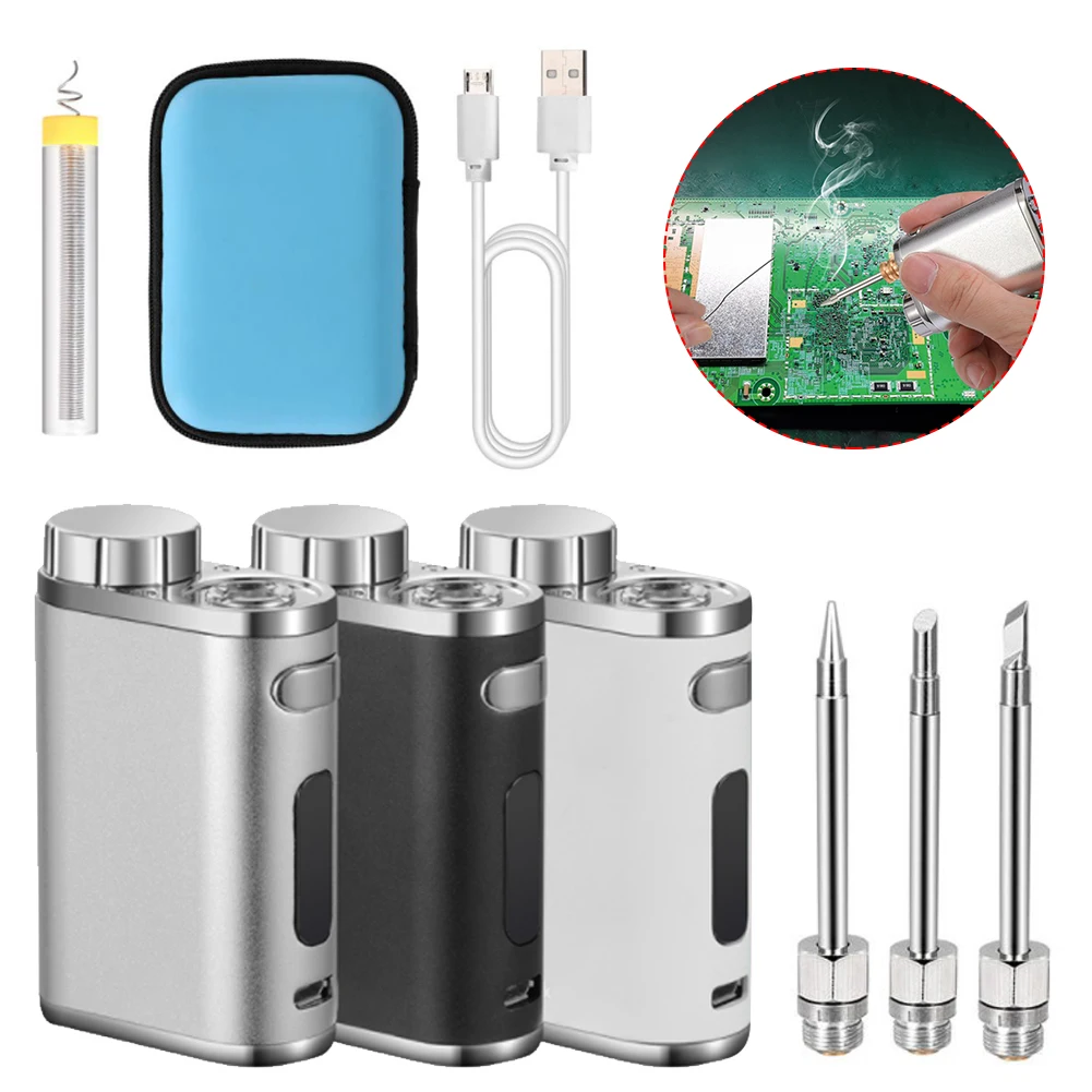 

Паяльник высокомощный Аккумуляторный с зарядкой от Usb, 1-75 Вт