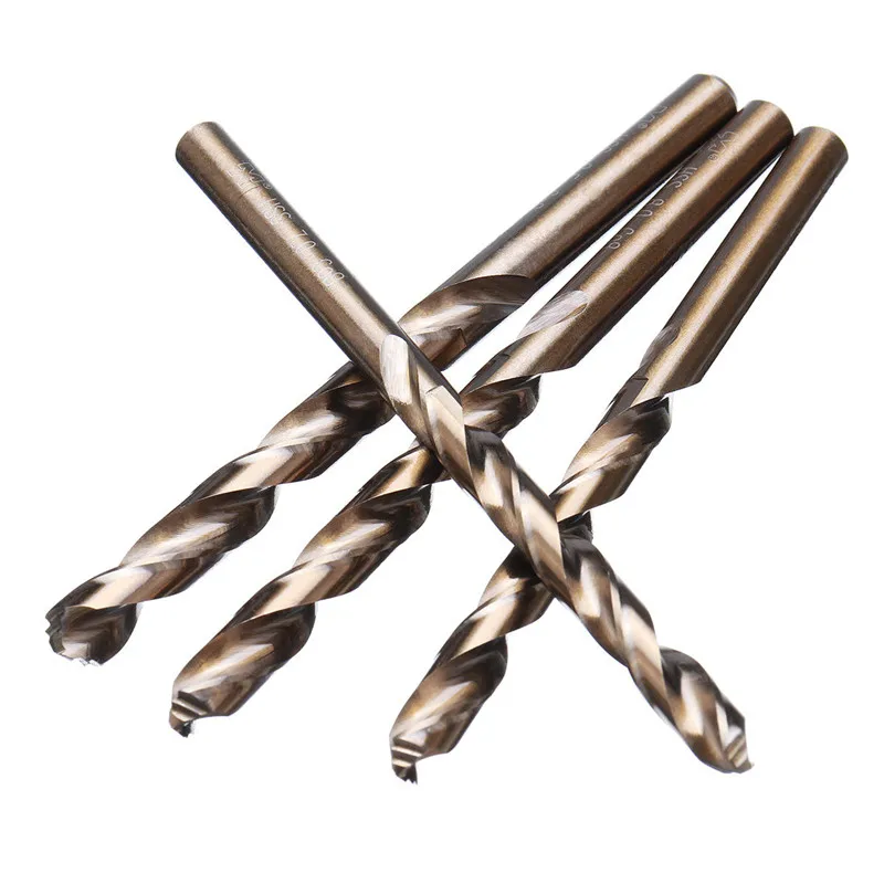 

M42 HSS Twist Drill Bit Set 3 Edge Head 8% High Cobalt Drill Bit for Stainless Steel Wood Metal Drilling 25pcs drill set