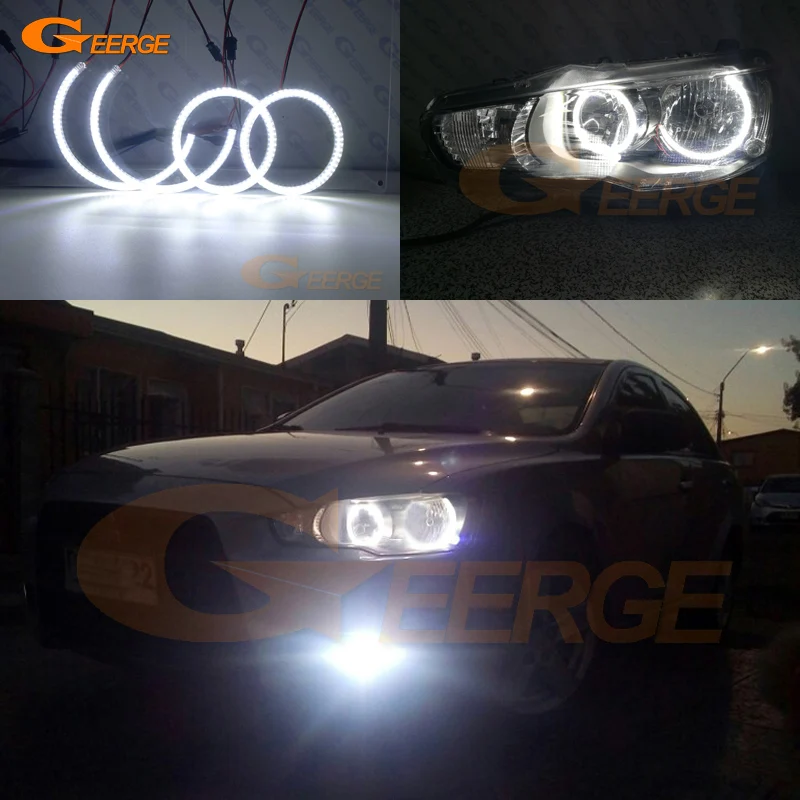 Для Mitsubishi Lancer X 10 2007-2016 галогенный головной светильник ультра яркий SMD LED