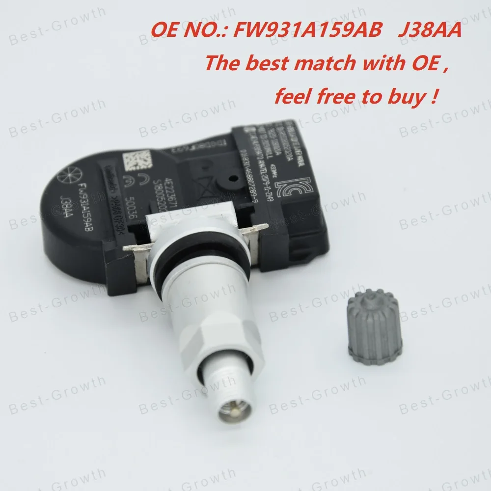 4 шт. датчик давления в шинах для Land Rover Discovery Freelander Range Rover FW931A159AB LR058023, LR031712, LR066378 433 МГц A004