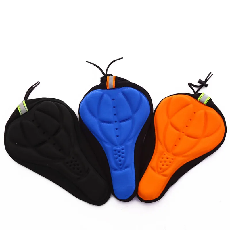 3D Bike Seat Cover Bicycle Soft Saddle Comfortable Foam Seat Cushion Cycling Saddle for Bicycle Bike Accessories