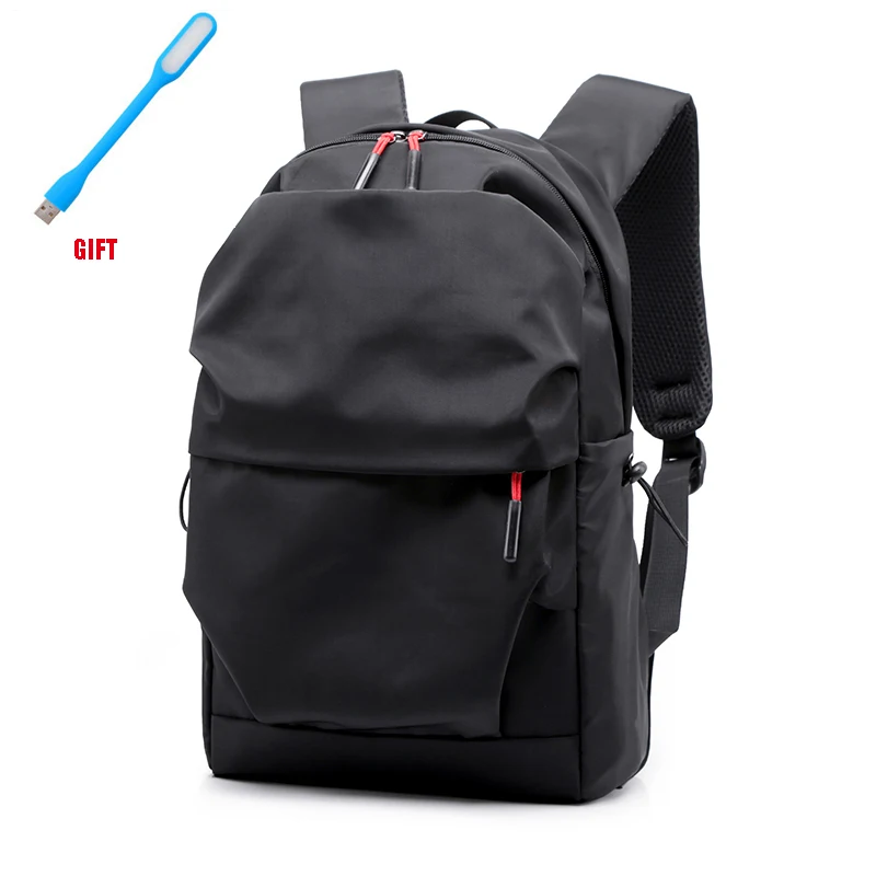 

New Men Backpack for 15.0 Inches Laptop 2019 Back Pack Large Capacity Stundet Backpacks Pleated Casual Style Bag Water Repellent