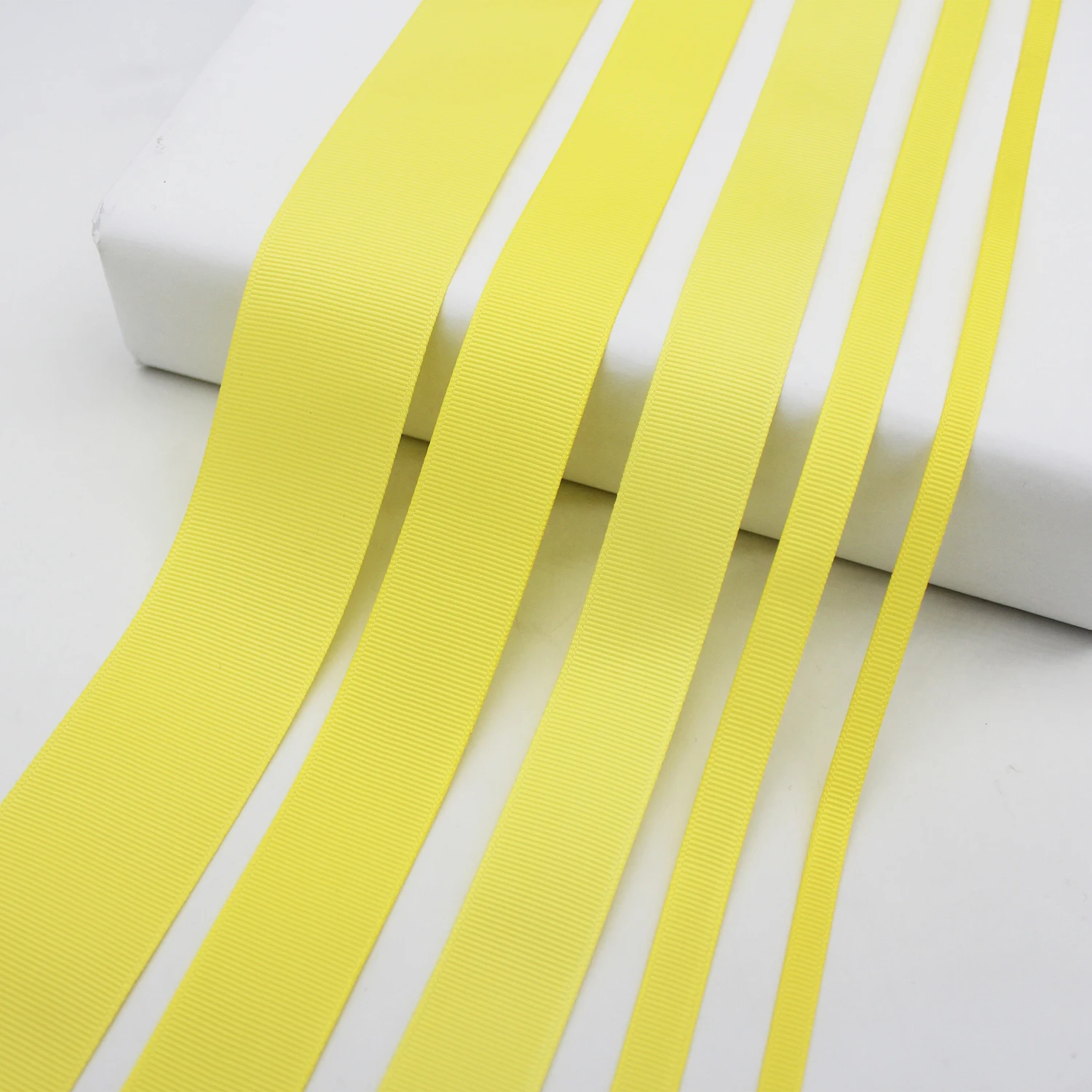 5 м/лот однотонные ленты из лимонно желтого корсажа атласная лента для поделок