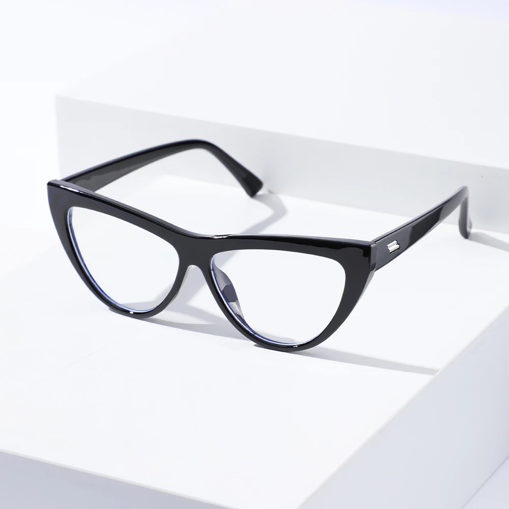 

UEESHOP New Cute Lovely Cat Eye Glasses Frame Women Fashion Glasses Female Eyewear Accessories