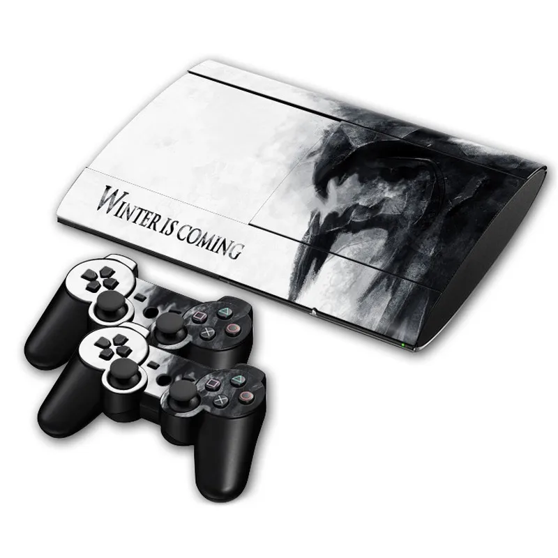 Наклейка на кожу Игры престолов для PS3 Slim 4000 PlayStation 3 консоль и контроллеры