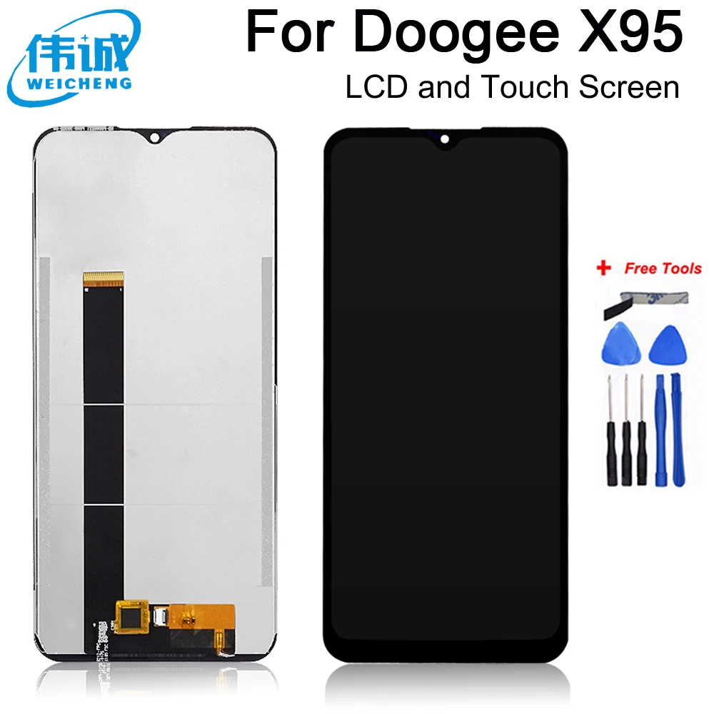 6 52 'Для Doogee X95 ЖК-дисплей Дисплей и кодирующий преобразователь сенсорного