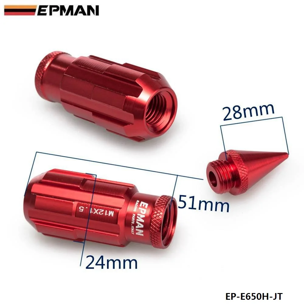 Оригинальные зажимные гайки EPMAN FORMULA WHEELS с шипами m12x1 25/m12x1 5 20 шт.|lug nuts|wheel lock lug nutlug