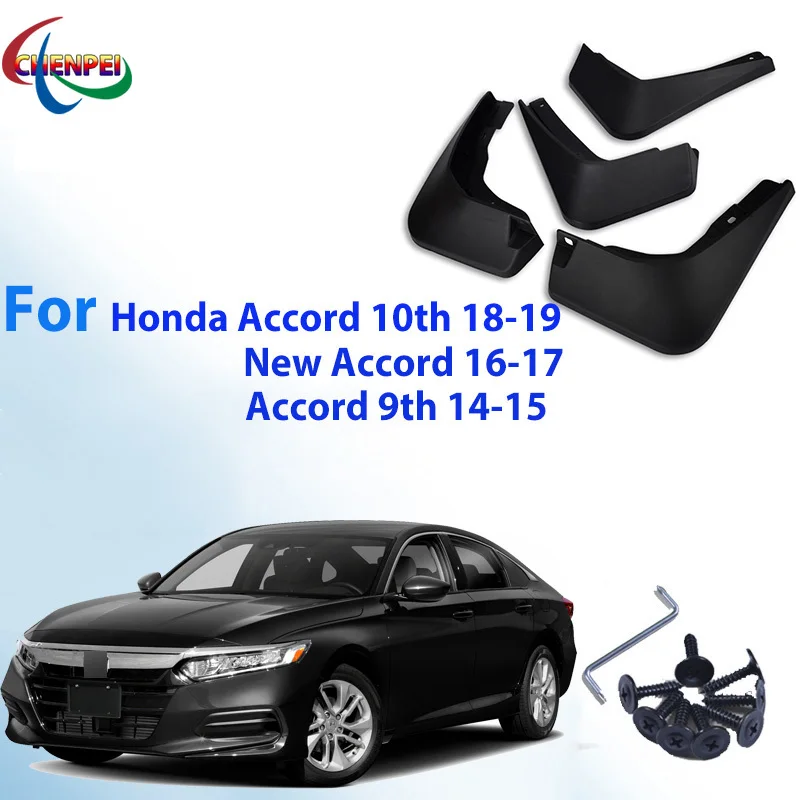 

For Honda Accord 2014-2019 Car Fender Front Rear Mud Flaps Guard Splash Car Car Exterior Decoration Accessories