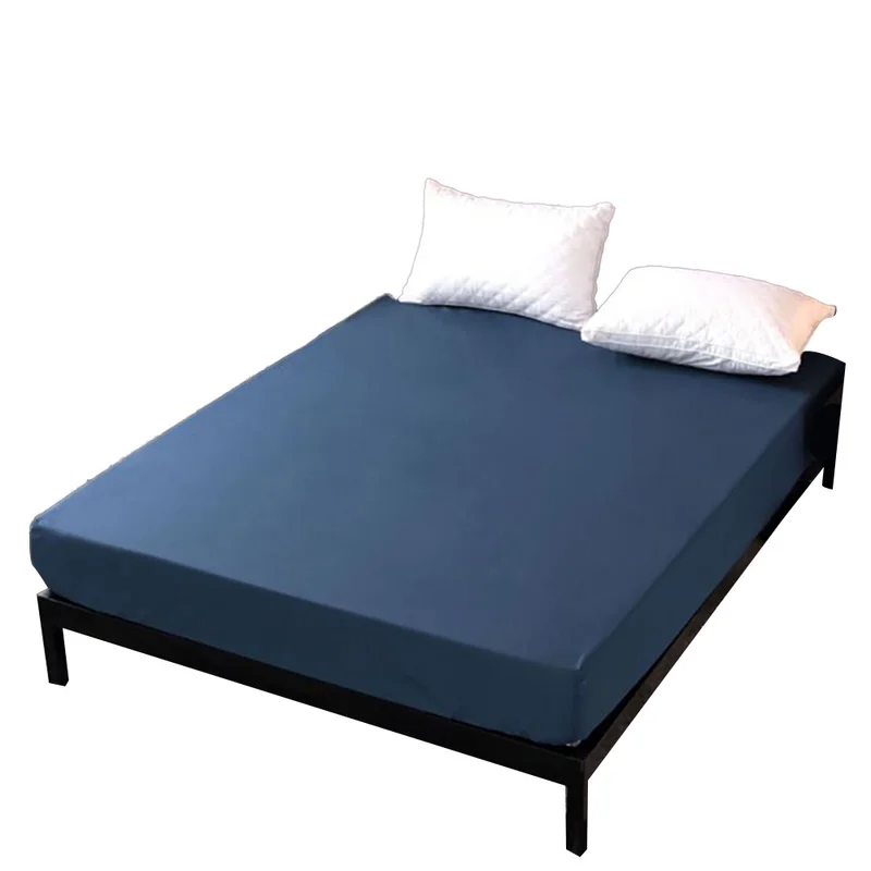 Одноцветный водонепроницаемый чехол для кровати противоскользящий матраса с