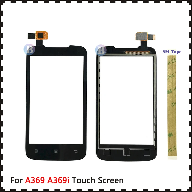 Сменный сенсорный экран для Lenovo A369 A369i 4 0 &quot дигитайзер внешнее стекло панель