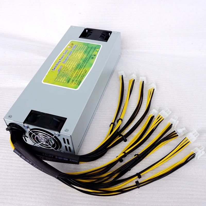 

New Original PSU For QIYI Single channel Power Supply Wide Voltage 10*P6 Power Supply 2100W