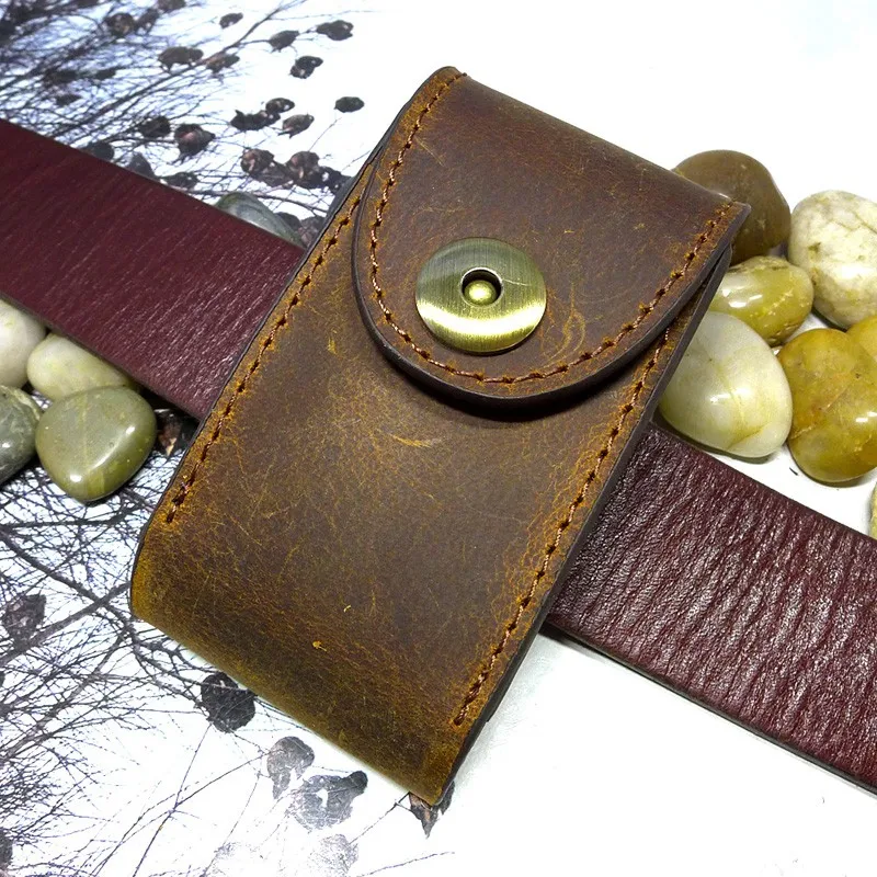 Держатель для автомобильных ключей blongk из натуральной кожи Два в одном + чехол