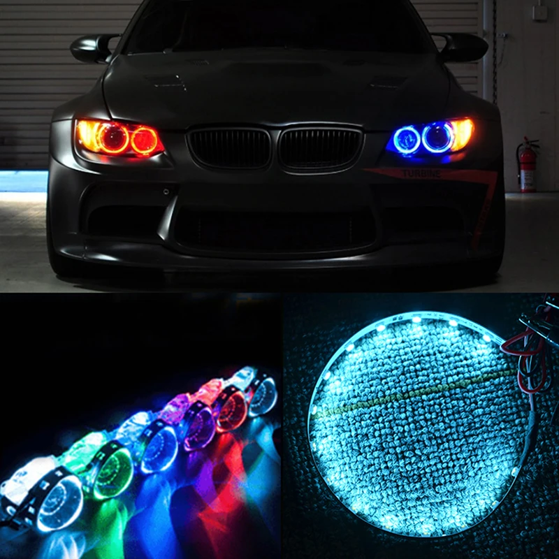 3 0 дюймовые линзы для проектора Devil Eyes Inset Halo кольцевые фары BMW E90 E92 HONDA Civic