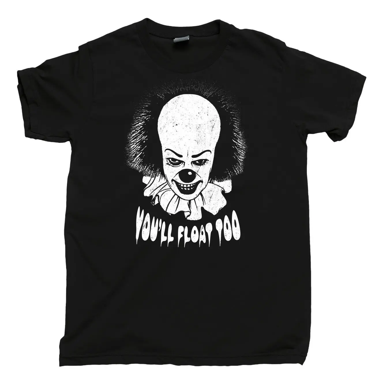 Pennywise танцующий Клоун Футболка Тим Карри Стивен Кинг это книга фильм Dvd футболка |