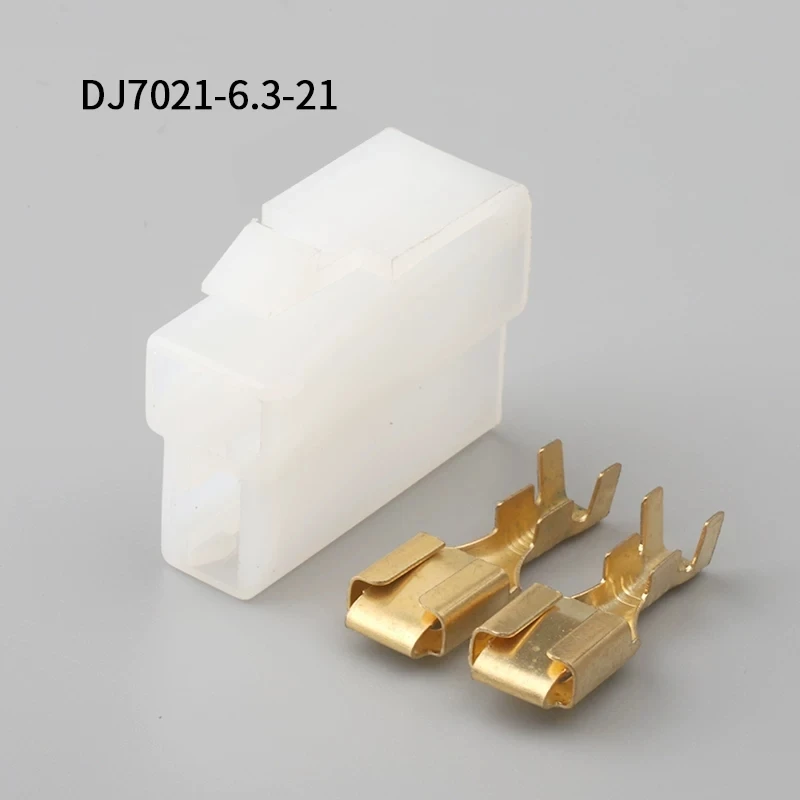 

500sets 2Pin 6.3mm female Auto Motorcycle Electronic Wiring Connector for AUdi,VW,BMW, Honda,Toyota,Ford DJ7021-6.3-21