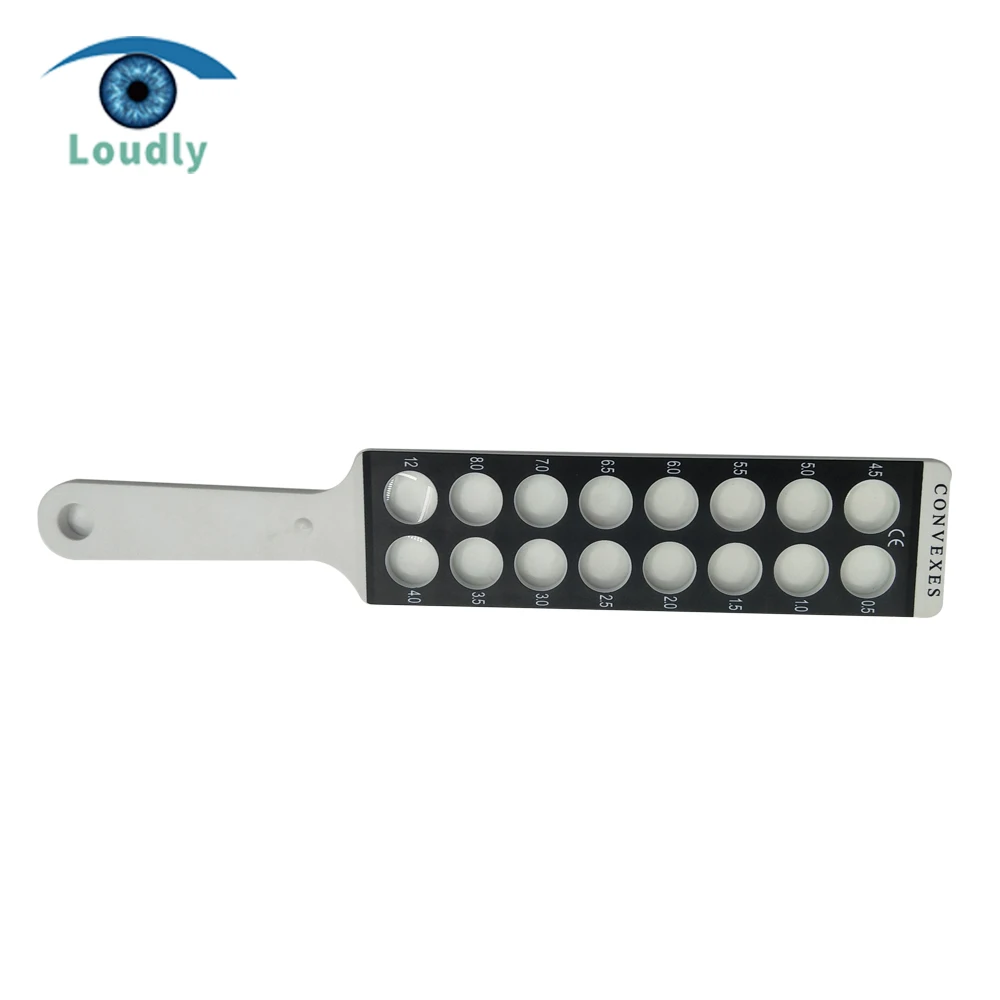 Оптическая офтальмологическая ретиноскопия набор пластиковых 2 Pad 32 диоптрий