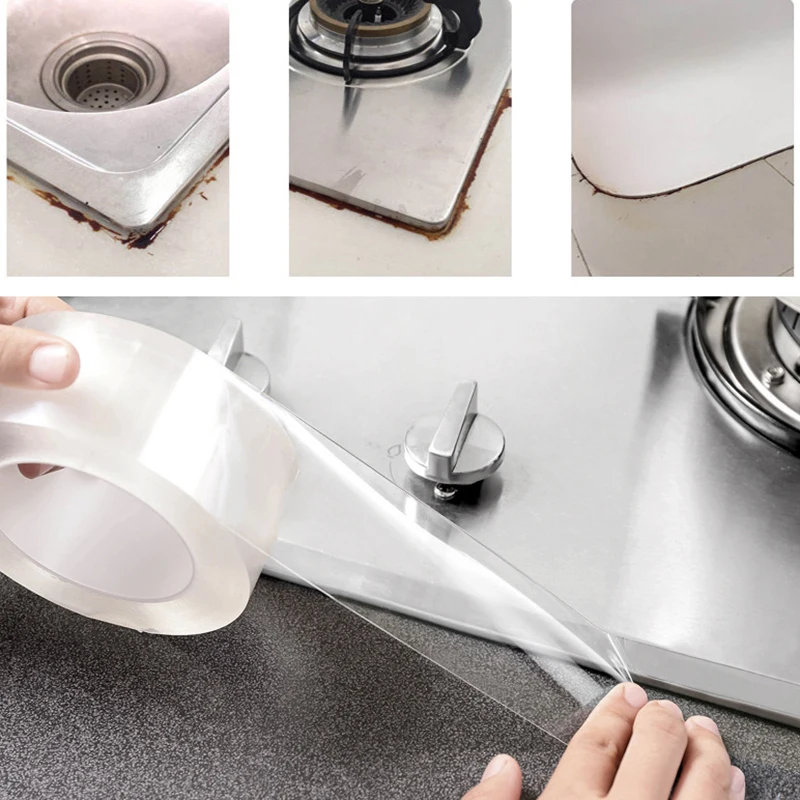 

1 Roll Adhesive Anti-slip Double-sided Grip Washable Tape 3cmx5m 5cmx5m 5cmx3m