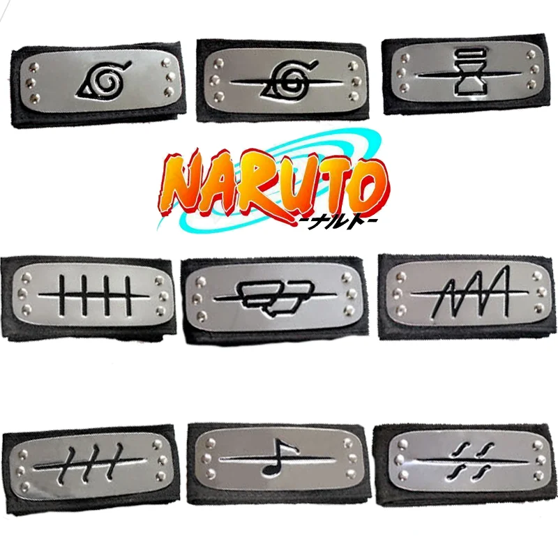 Повязка на голову удзумаки Наруто Коноха тюрбан из аниме защита для лба ап