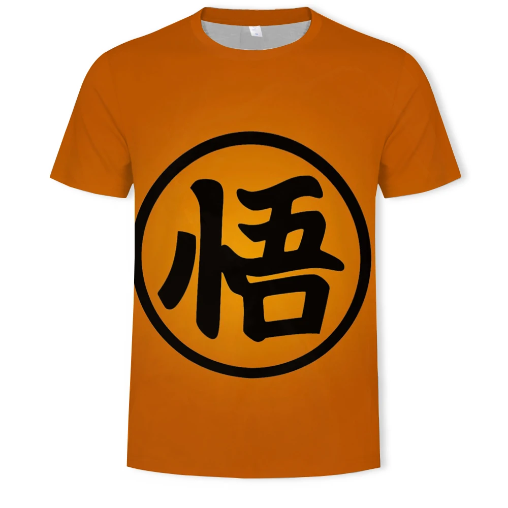 

Anime movie hip-hop characters 3D printing O-neck men's shirt street parent-child men's shirt 100-6XL plus size T-shirt men