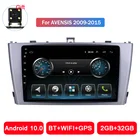 Автомагнитола на Android для Toyota Avensis 2009, 2010, 2011, 2012, 2013, 2014, 2015, мультимедийный видеопроигрыватель с GPS-навигацией