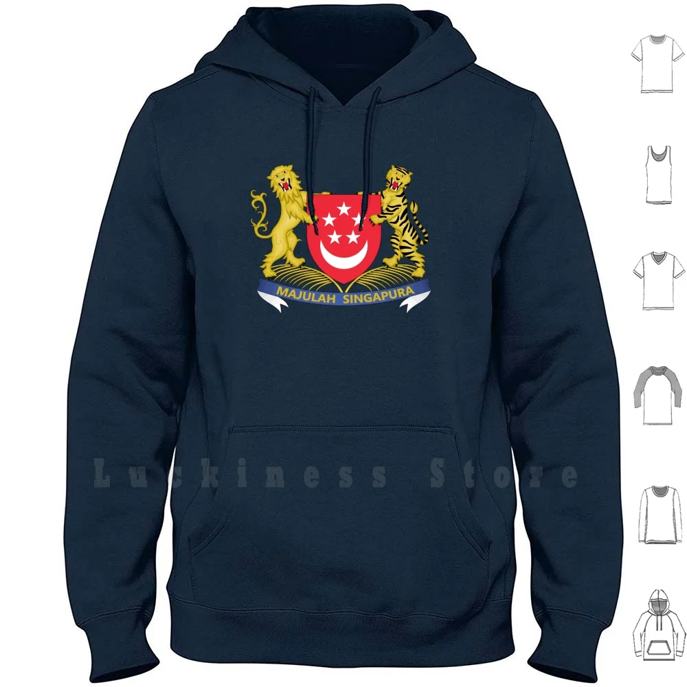 

Coat Of Arms Of Singapore Hoodies Long Sleeve Singapore Coa Coat Of Arms Of Singapore Singapore