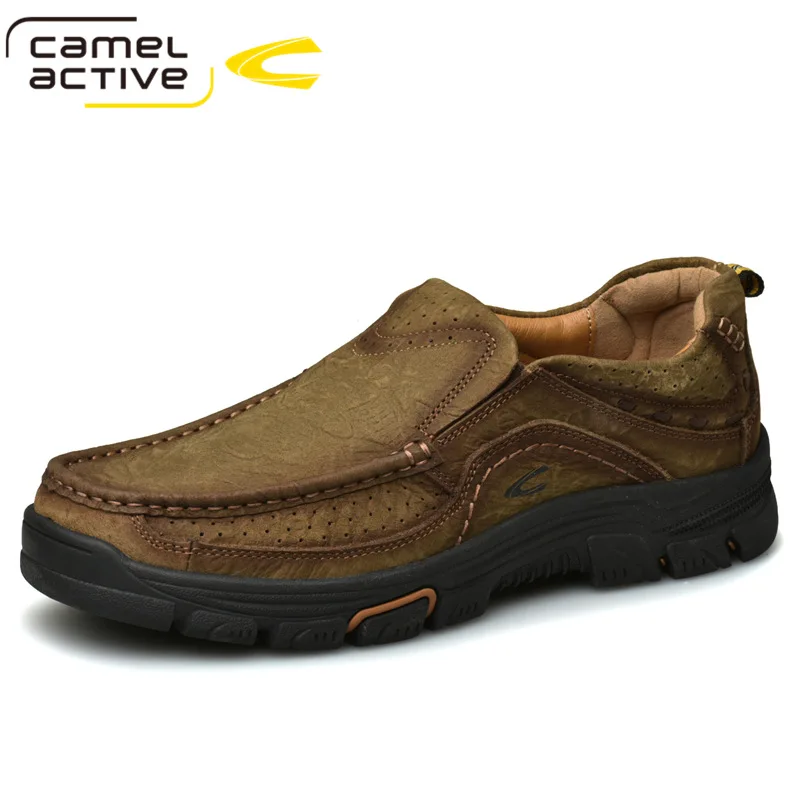 Camel Active/Новинка Мужская повседневная обувь из натуральной кожи Мужские туфли на
