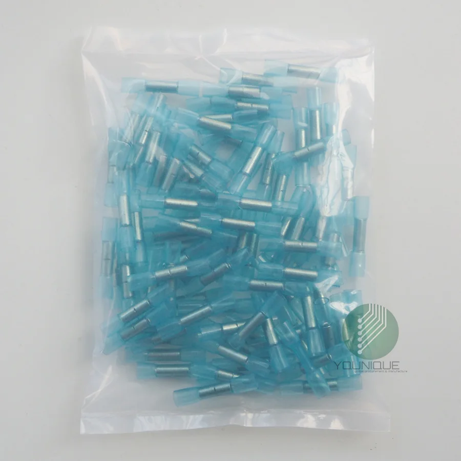 Синий дуральное уплотнение 3 м термоусадочные стыковые разъемы провод 14-16 AWG