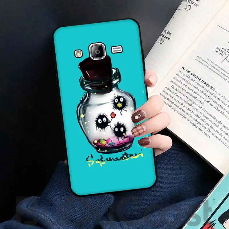 

Studio Ghibli Spirited Away Soot Totoro Phone Case Cover for Samsung J6 J7 J2 J5 prime J4 J7 J8 2016 2017 2018 DUO core neo M20